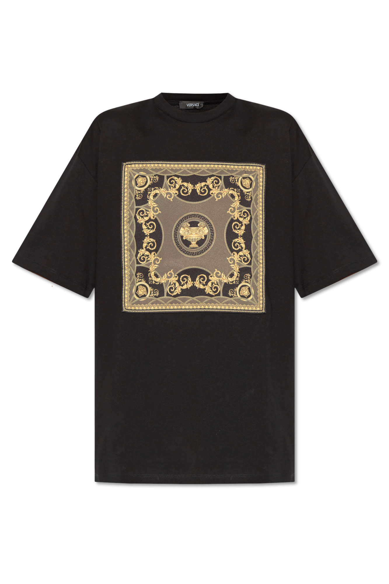 Versace t shirt gold hotsell
